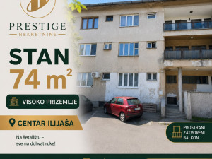 PRODAJA - Stan 74m2 - ILIJAŠ