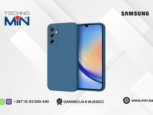 Samsung Galaxy A34 5G Silikonska Shockproof zaštitna maska, Plava