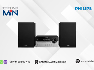 Philips Mini linija 80W RMS CD MP3 USB FM Bluetooth, Srebrna