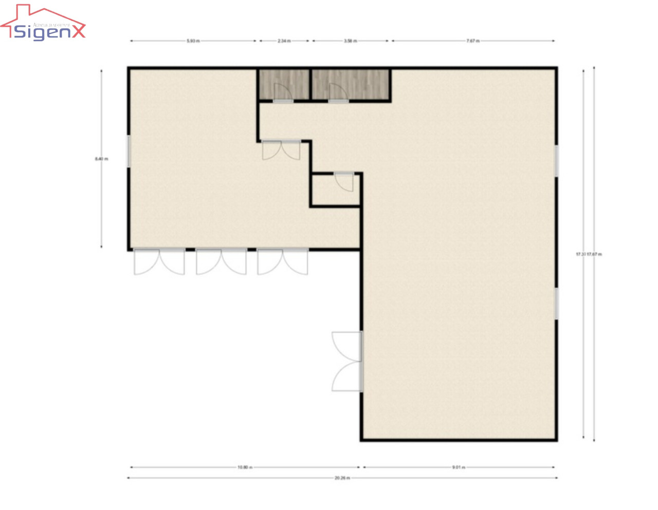 SIGENX izdaje/ Poslovni objekat - Plandište / 3 Etaže/ Adaptiran 24