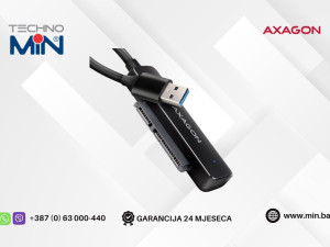 Axagon ADSA-FP2A eksterni USB 3.2 SATA adapter za 2.5" HDD i SSD