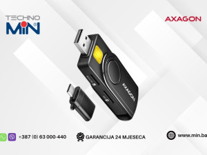 Axagon CRE-SMP2A USB čitač ličnih karata i memorijskih kartica