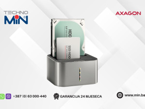 Axagon ADSA-DC USB-C dual docking station 2.5" i 3.5" HDD i SSD