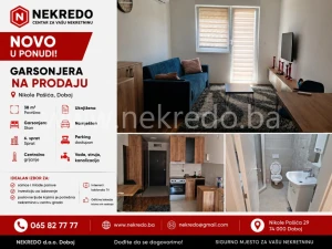 Stan Doboj 38m2 U ULICI NIKOLE PAŠIĆA
