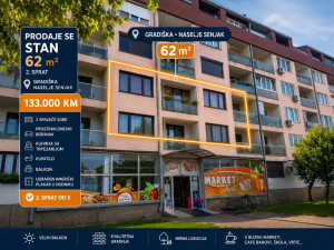 Stan Gradiska 61m2 Stanovi i apartmani Gradiška photo 2