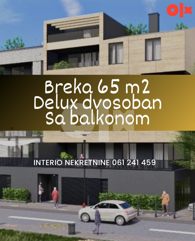 Breka Delux stan 65 m2 sa balkonom Luksuzna novogradnja