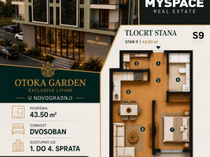 MY SPACE/ Stan/ Dvosoban/ OTOKA GARDEN/ 43m2