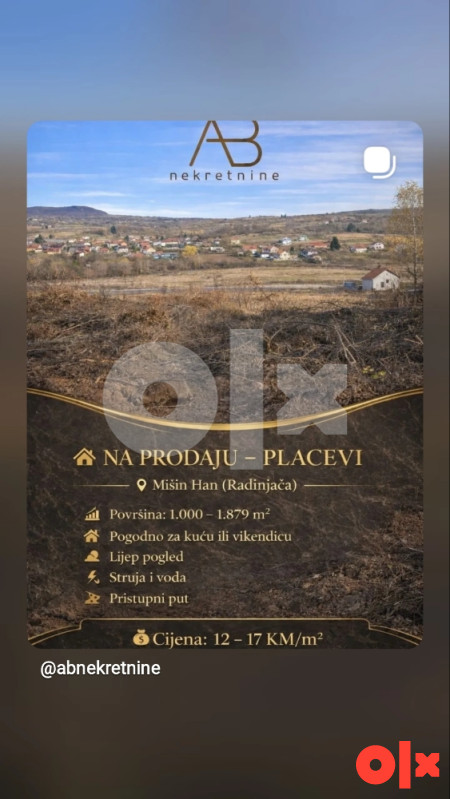 Zemljište Placevi Radinjača Mišin Han BL