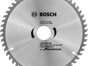 BOSCH List kružne pile Eco Aluminijum 190x30mm 54z