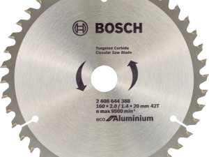 BOSCH List kružne pile Eco Aluminijum 160x20/16mm 42z