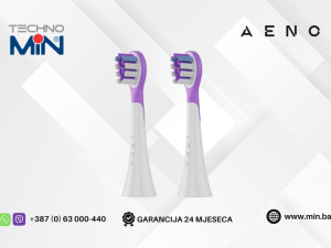 AENO Zamjenske Glave za Sonic Četkicu ADBTH09V 2 komada, Violet