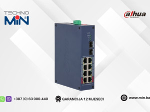 Dahua Industrial 10-Port Gigabit PoE Switch Cloud Managed L2