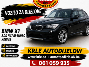 BMW X1 X DRIVE 2.0D N47D20D BITURBO DIJELOVI KRLE AUTOOTPAD