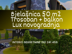 Bjelašnica 50 m2 three-room apartment with balcony LUX new construction