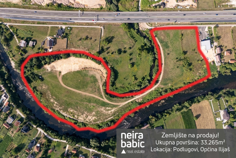 Zemljište Sarajevo - Ilijaš - Podlugovi - 33265m2 - Prodaja