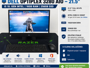 All in one Dell I5 10500T 16GB 512GB WIN 11 OFFICE 2024 AIO