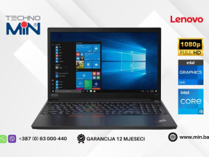 Lenovo ThinkPad E15 Gen 1 - 15.6" Core i5-10210U, 16GB 256GB