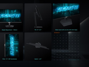Gigabyte G27Q20 27" 2K IPS 2560x1440 210Hz 0.5ms Pivot