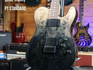 Schecter PT STANDARD Black Fade Burst Burl gitara