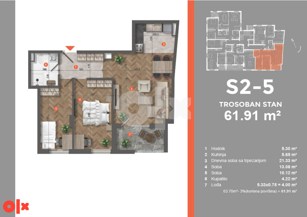 Stan Ada Banja Luka Apartmani 7