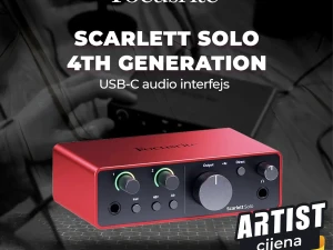 Focusrite SCARLETT SOLO 4th Generation USB-C audio interfejs