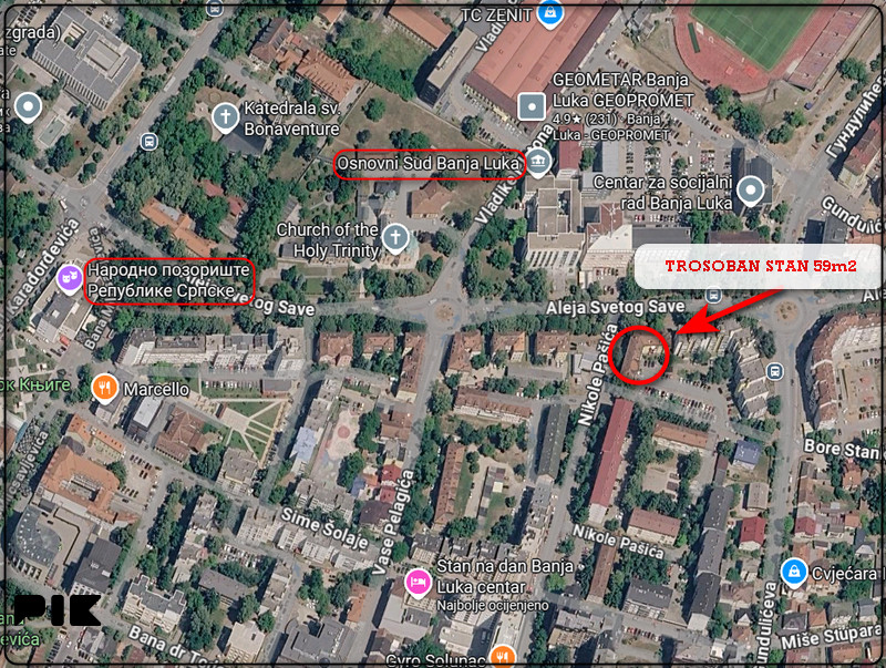 ODMAH USELJIV  - trosoban stan strogi centar Banja Luka 59m2 17