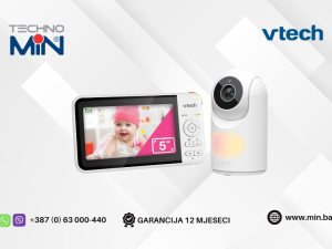 Video Baby Monitor VTech VM5367 5" Pan Tilt Ekran, Noćno Svjetlo