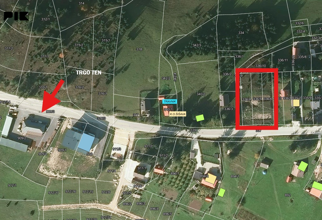 Zemljište Travnik 1500m2