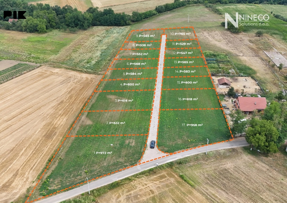 PLACEVI - PETOŠEVCI - OD 529 DO 972 m2 2
