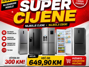 FRIŽIDERI I ZAMRZIVAČI PO SUPER CIJENAMA - AKCIJA