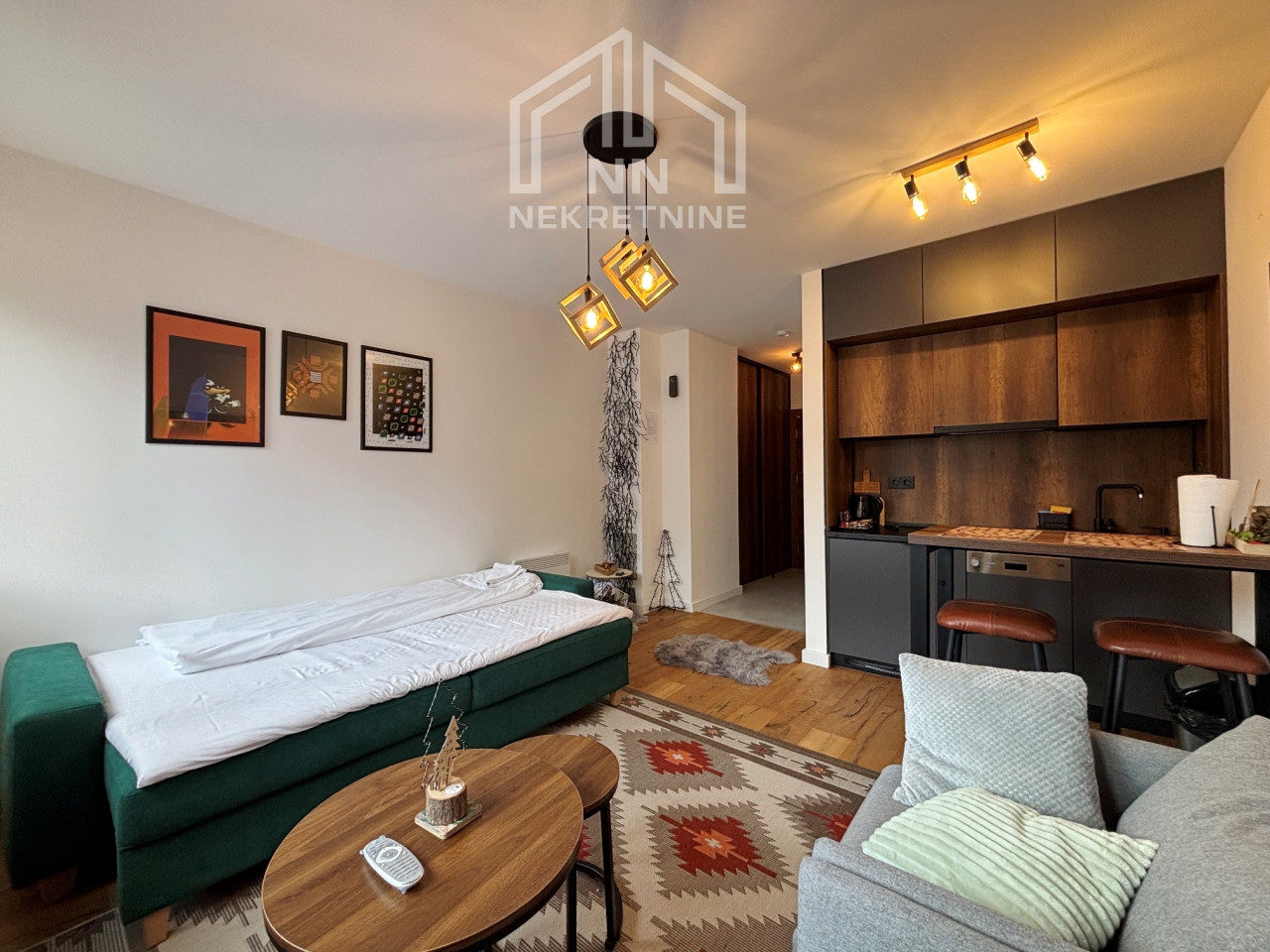 NN Nekretnine : Namješten apartman 27m2 - Bjelašnica 11