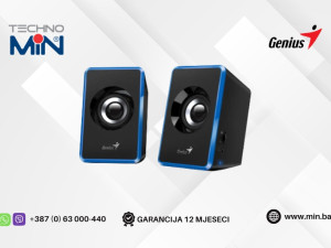 Genius SP-U125 USB zvučnici 3W 2.0 sa 3.5mm priključkom, Plavi