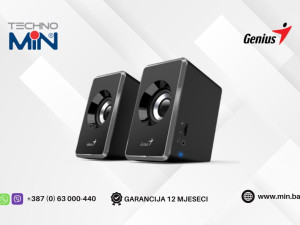 Genius SP-U125 USB zvučnici 3W 2.0 sa 3.5mm priključkom, Sivi