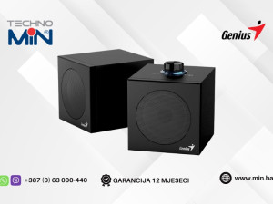 Genius SP-HF300U USB zvučnici 2.0 sa 3.5mm priključkom, Crni