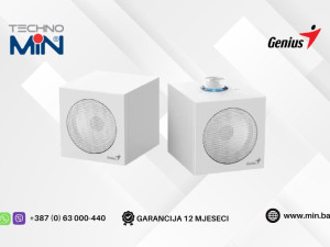 Genius SP-HF300U USB zvučnici 2.0 sa 3.5mm priključkom, Bijeli