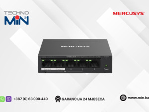 Mercusys MS105GP 5-Port Gigabit Desktop Switch 4-Port PoE+