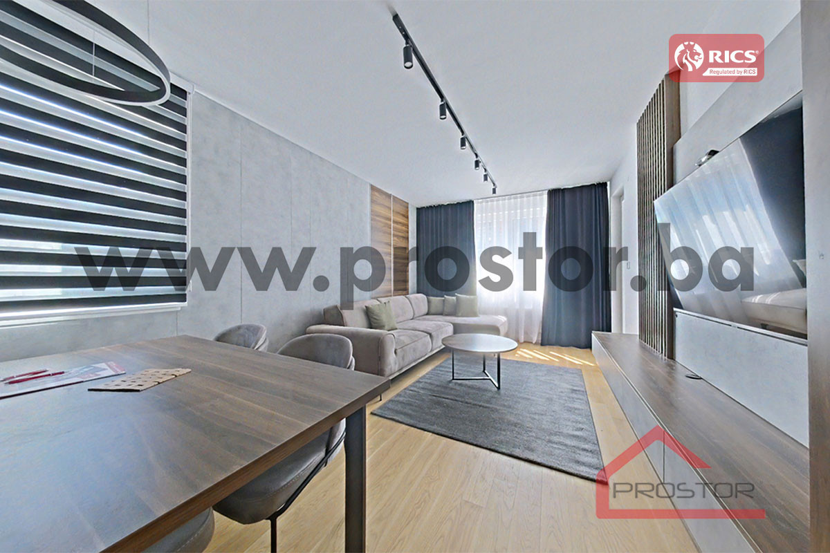 PROSTOR prodaje: Namješten trosoban apartman, 72m2 2