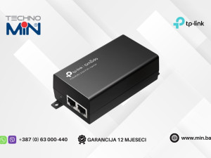 TP-Link POE260S 2.5G PoE+ Injector Adapter 30W Plastični