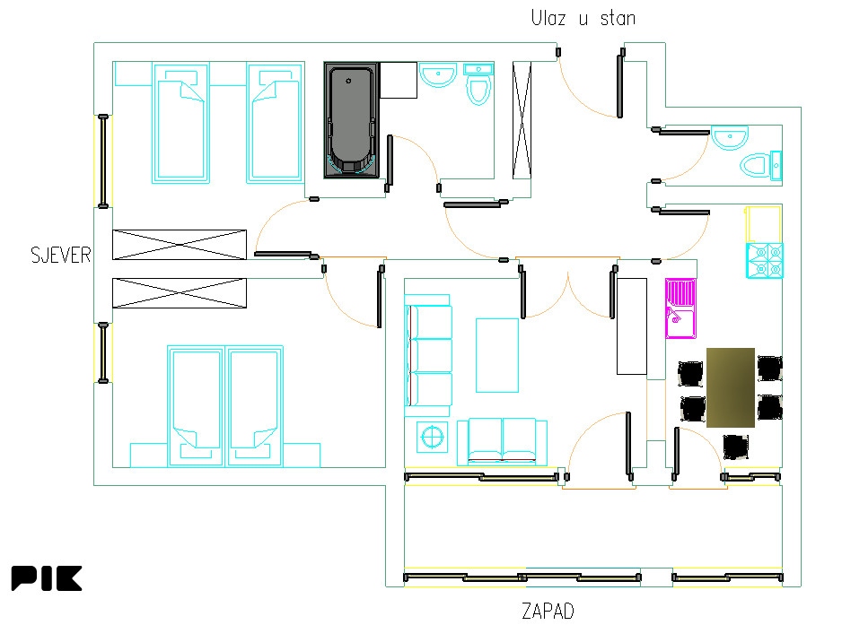 Stan Mostar 77m2 6