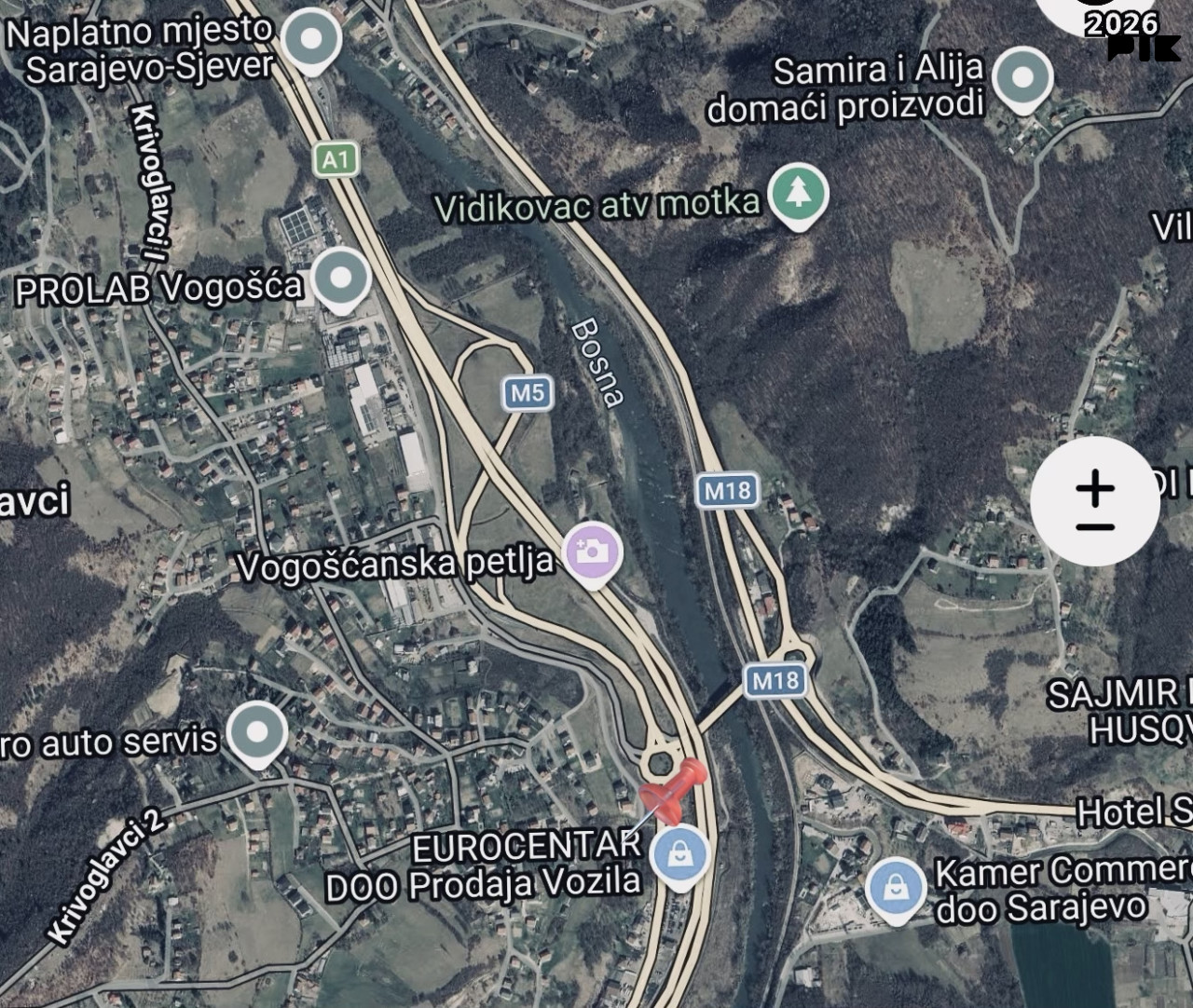 VOGOŠĆA, SARAJEVO ZEMLJISTE PARCELE OD 460 DO 687 m2 TOP LOKACIJA 8