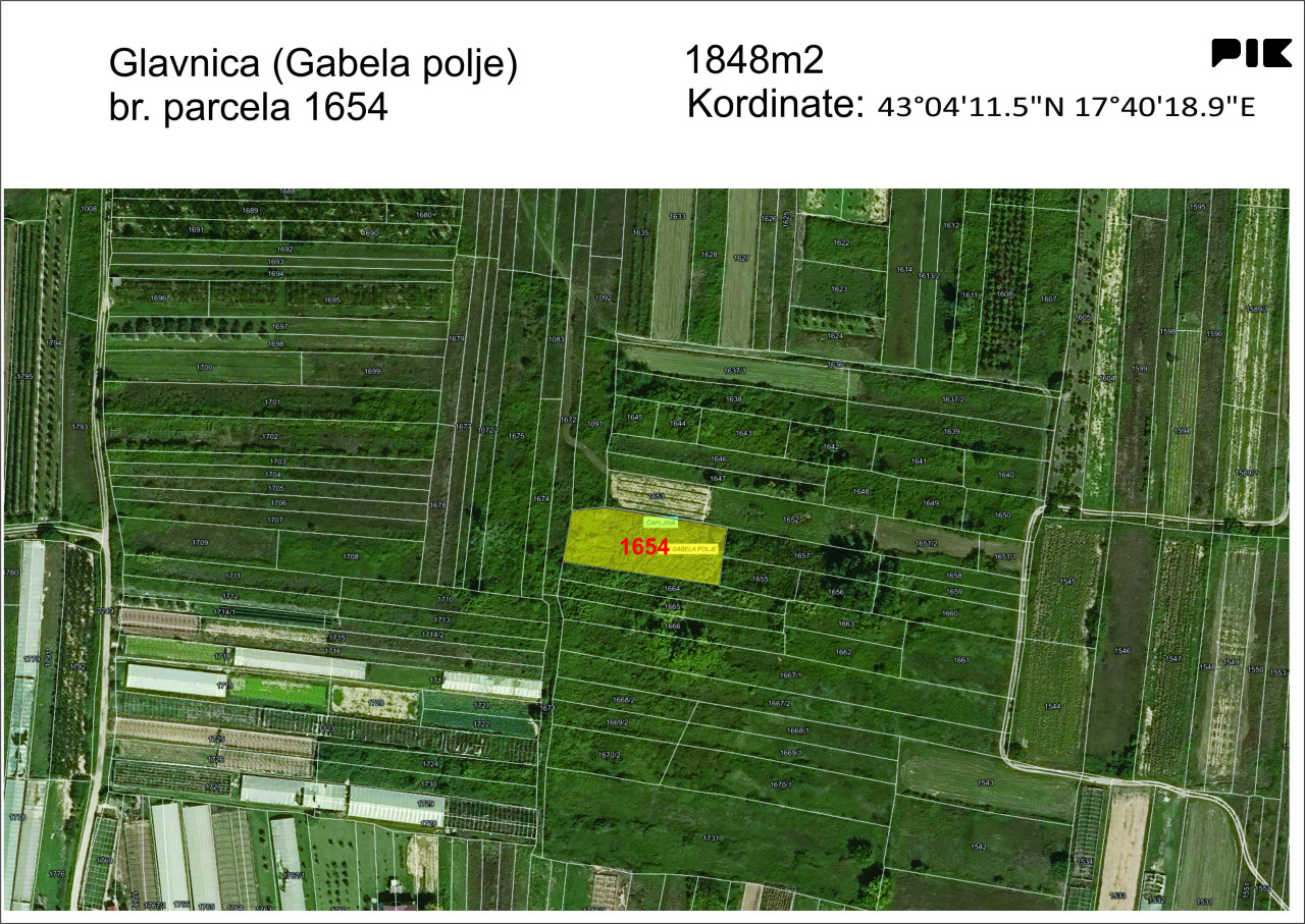 Zemljište Čapljina 3472m2 2