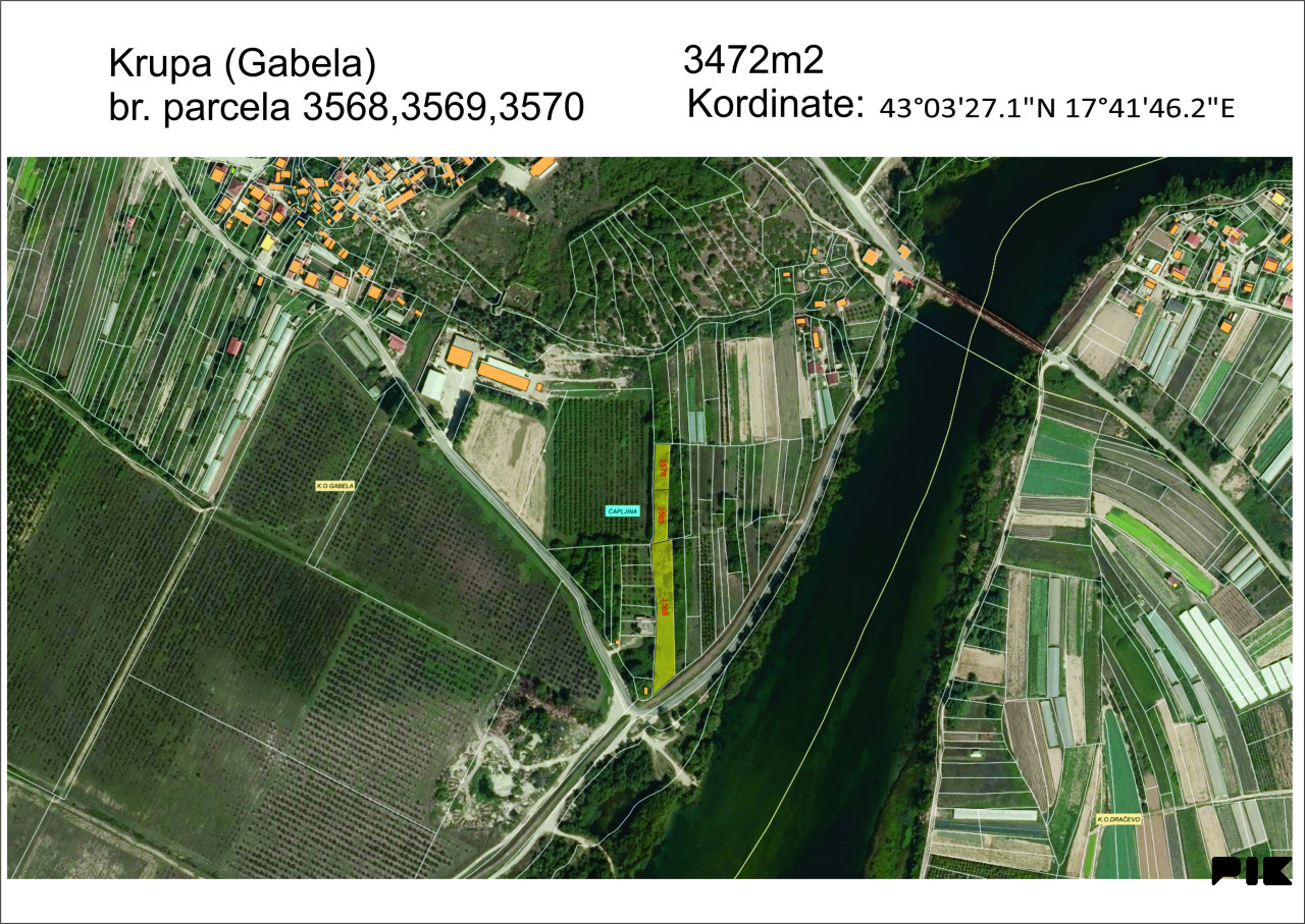 Zemljište Čapljina 3472m2 3