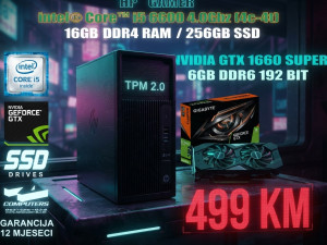 i5 6600 /GTX 1660 SUPER / 16GB DDR4 / 256GB SSD