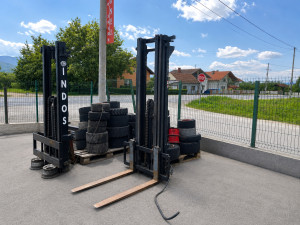 Kran teleskop za viljuskar traktor triplex
