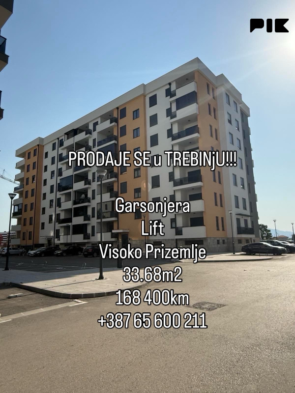 Nova Garsonjera 33.68m2 - Centar Trebinja
