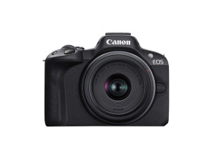 CANON fotoaparat R50 + objektiv RFS18-45 Crni