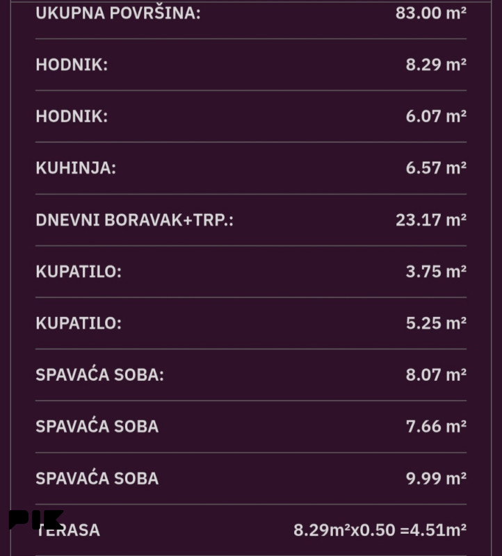 STAN SA 3 SP.SOBE, BUDŽAK, 83m2 3
