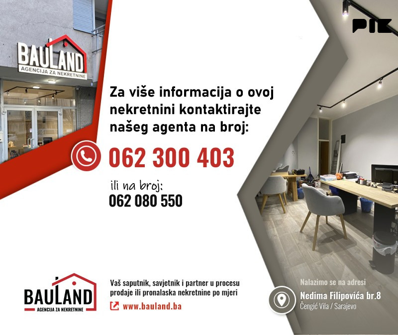 BAULAND prodaje/ Ravna parcela površine 433m2/ Hrasnica 8