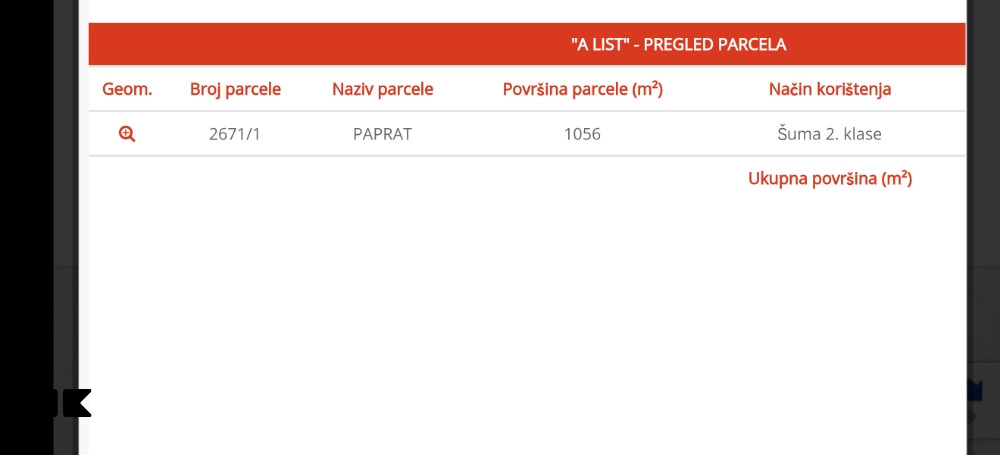 Zemljište Parcela Vrheblje Ponijeri 6