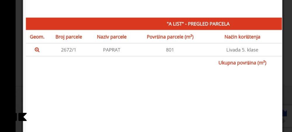 Zemljište Parcela Vrheblje Ponijeri 5